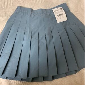 Blue Pleated Prince Skirt